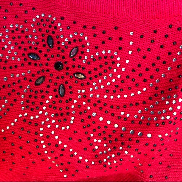 ♥️ Cathy Daniel’s Paisley Studded Sweater ♥️ - Picture 11 of 13